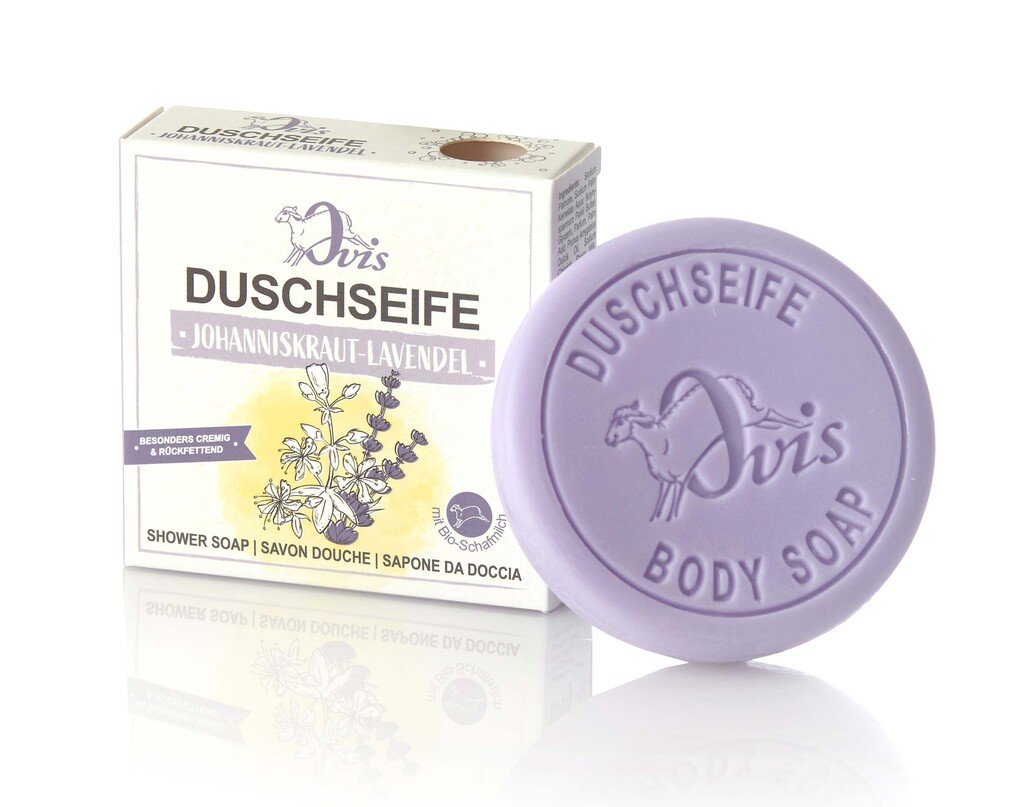 Duschseife Johanniskraut-Lavendel verpackt 100g
