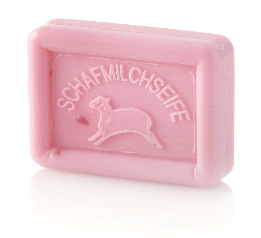 Himbeer Spritz Seife - eckig - 100 g