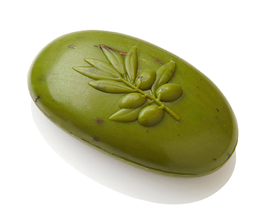 Olivenöl - Seife - oval - grün - 110g